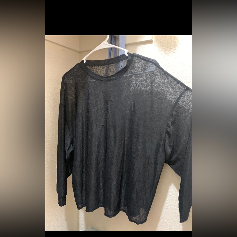 Cover up mesh top